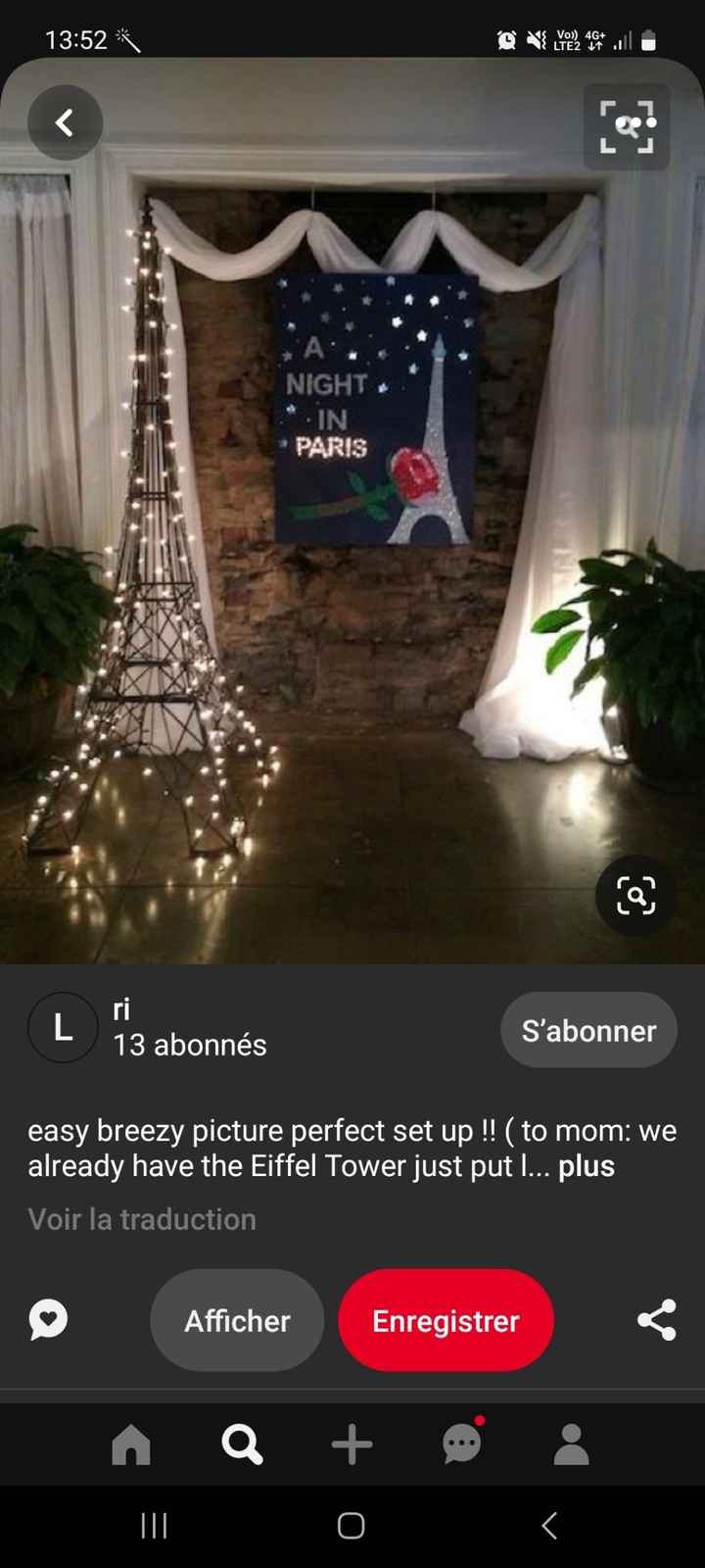 Thème de mariage : paris ! Des idées ? - 4