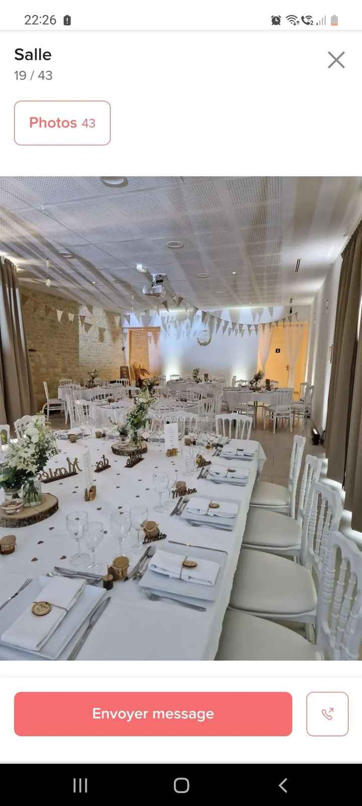Tables mariage - 1