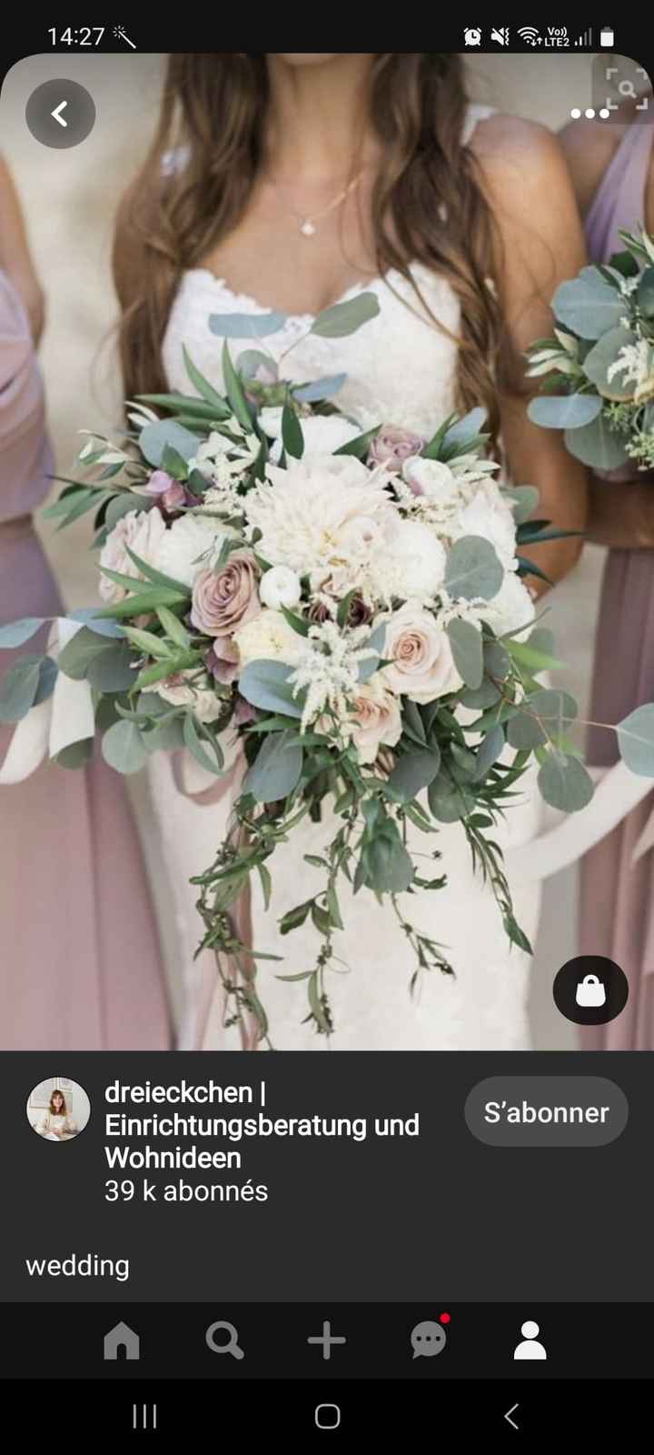 Bouquet de mariée bohème - 1