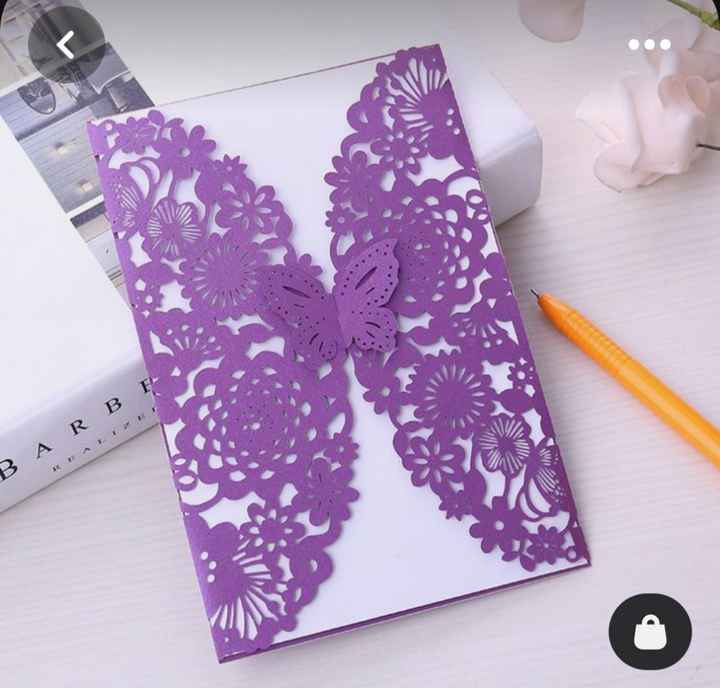 Thème mariage papillon mauve - 4