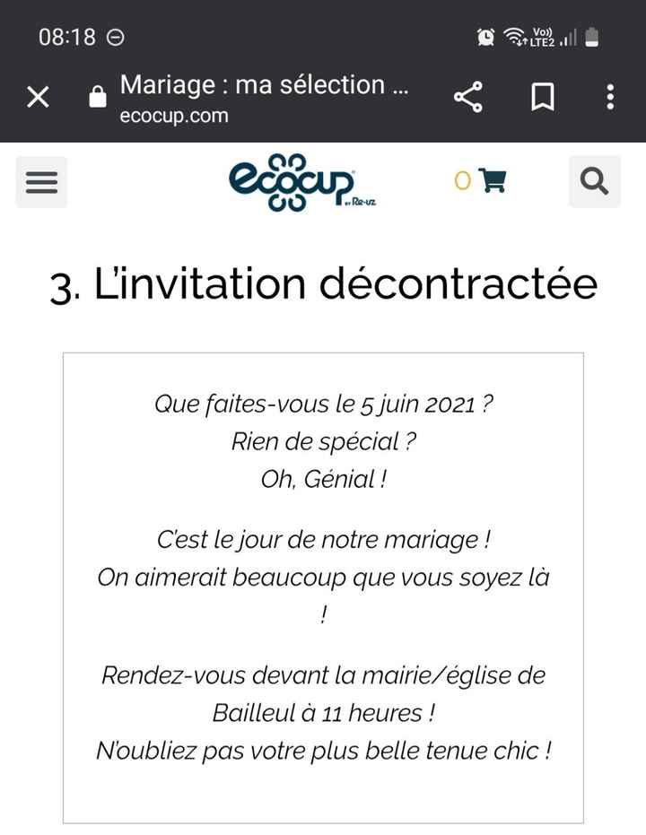 Invitation par sms - 3