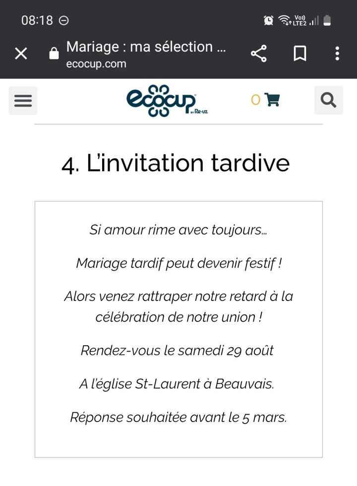 Invitation par sms - 4