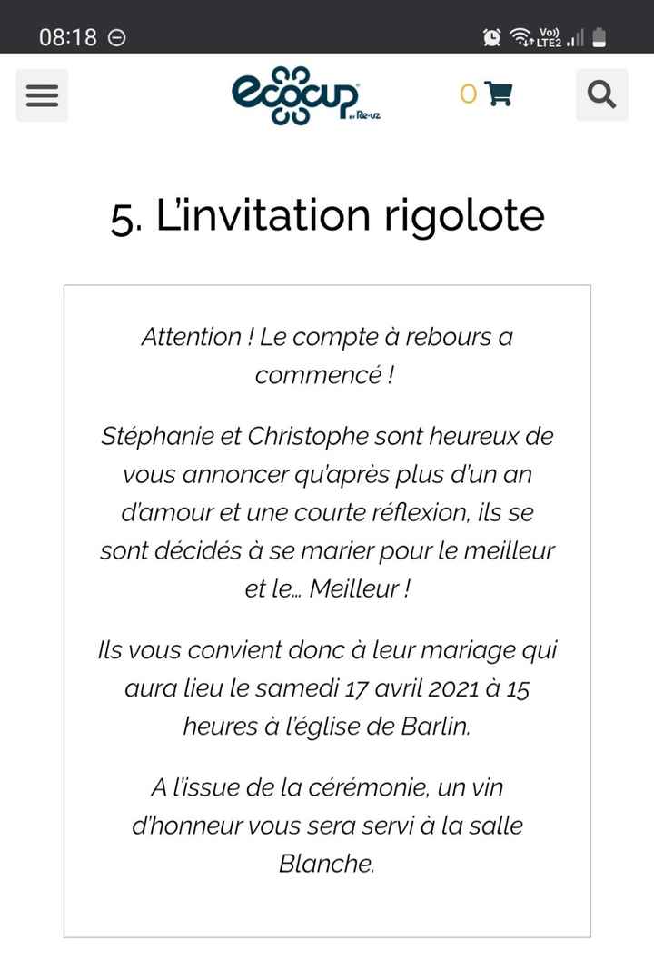 Invitation par sms - 5