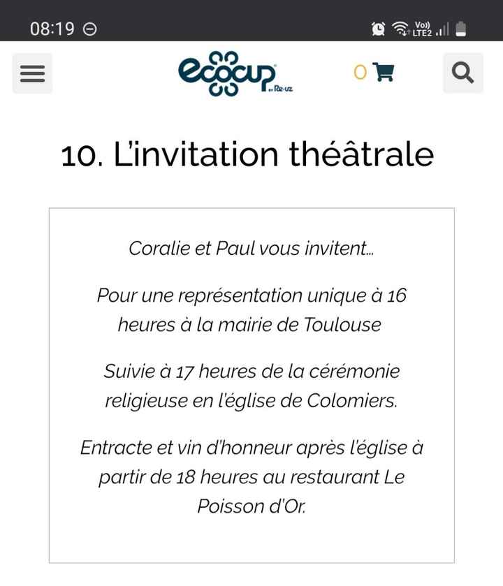 Invitation par sms - 10