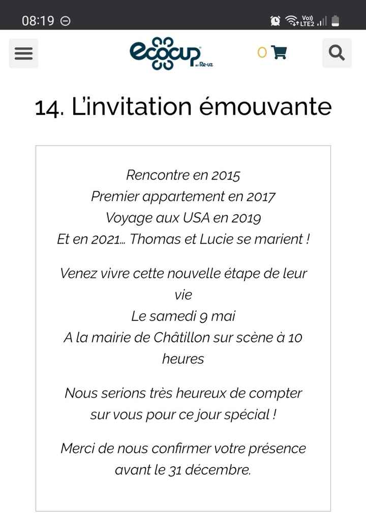 Invitation par sms - 13