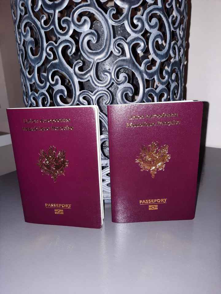 Passeport et voyage de noce! - 1