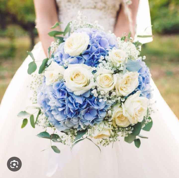 Bouquet champêtre bleu - 3