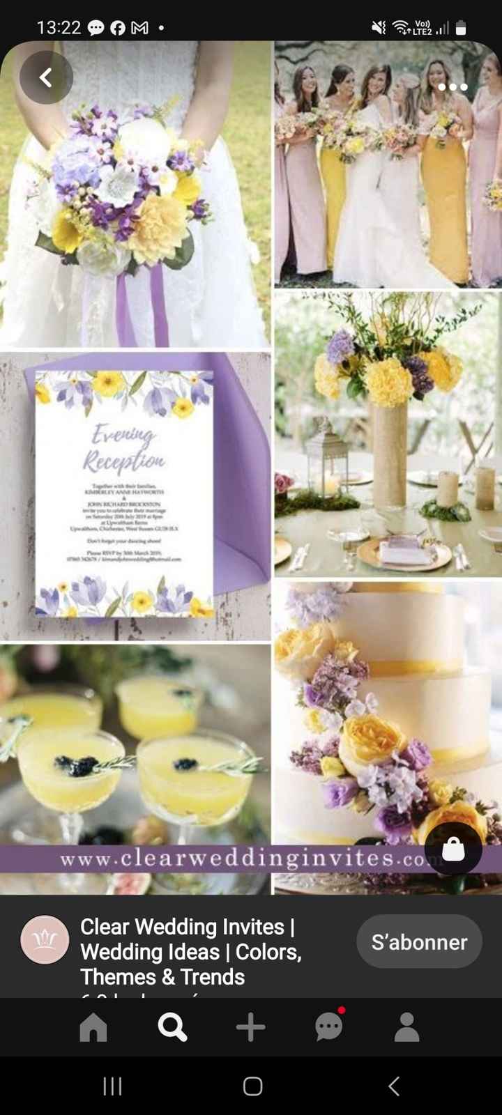 Idées thème/couleurs mariage 2025 - 1