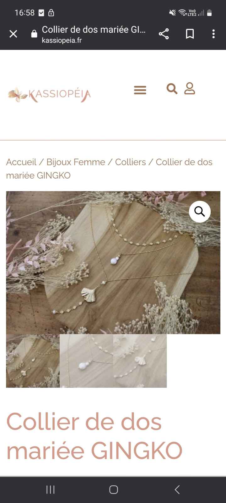 Bijoux jour J. - 2