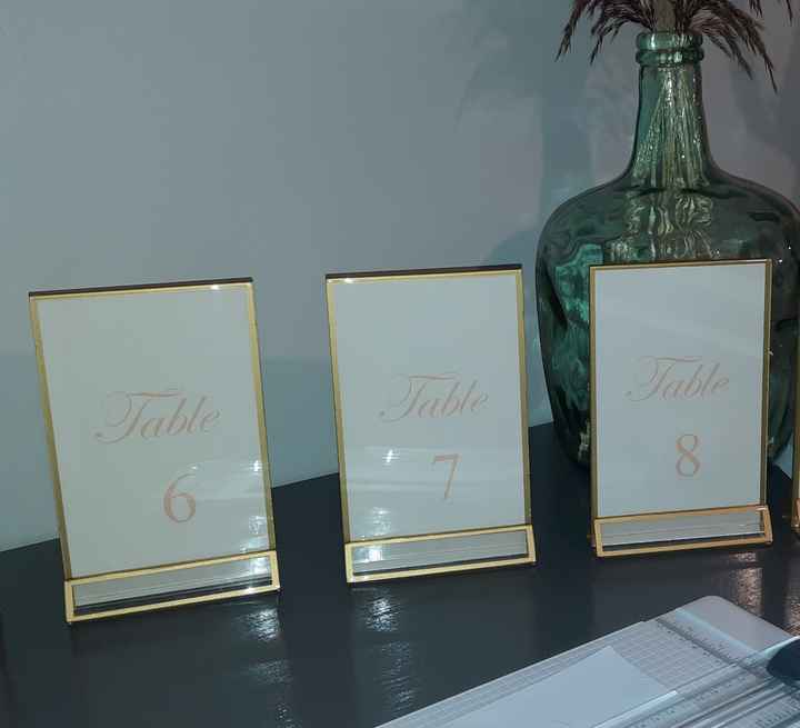 Marque table/menu - 2