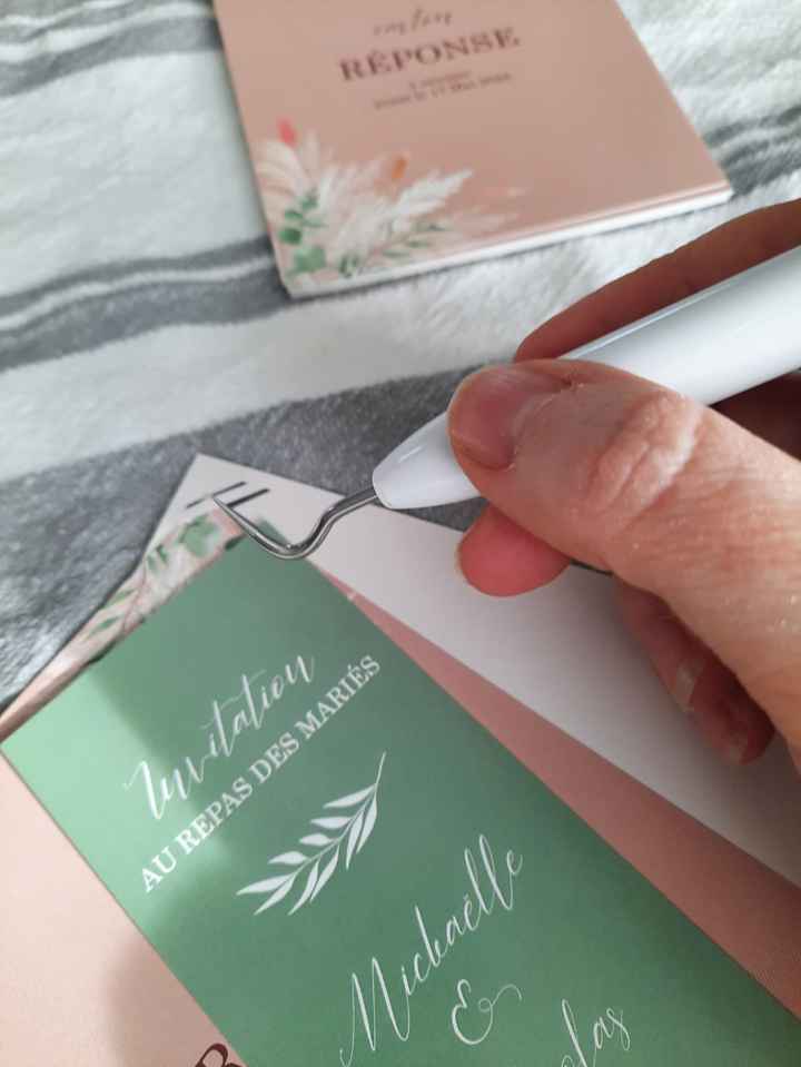 Assemblage des faire-parts! - 3