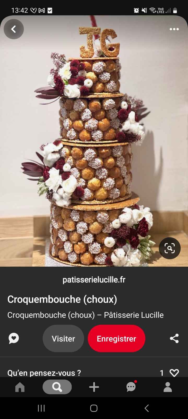 Taille pièce montée en choux - 1