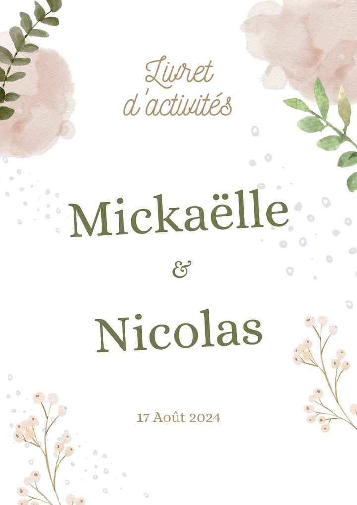 Livret d'activités pour enfants - 1