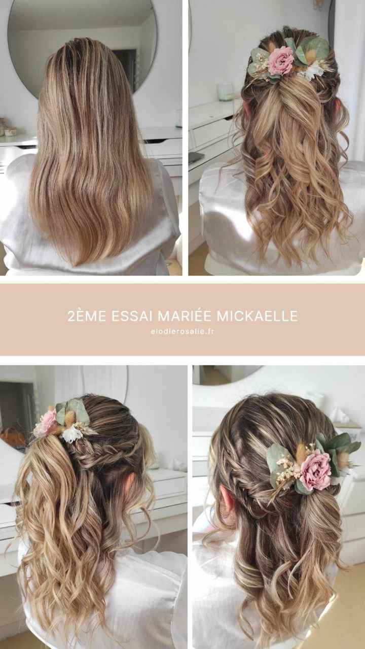 Coiffure jour j - 2