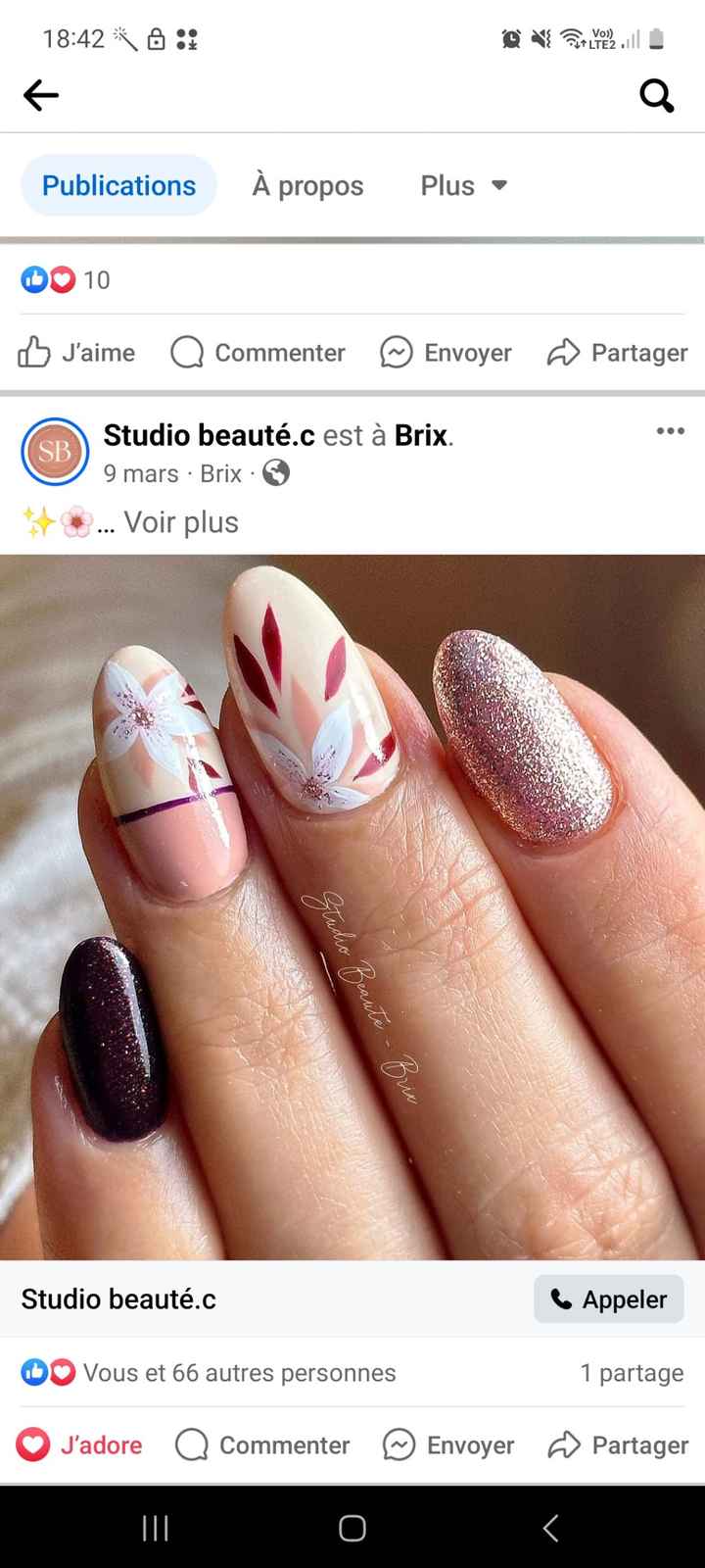 Ongles jour j - 1