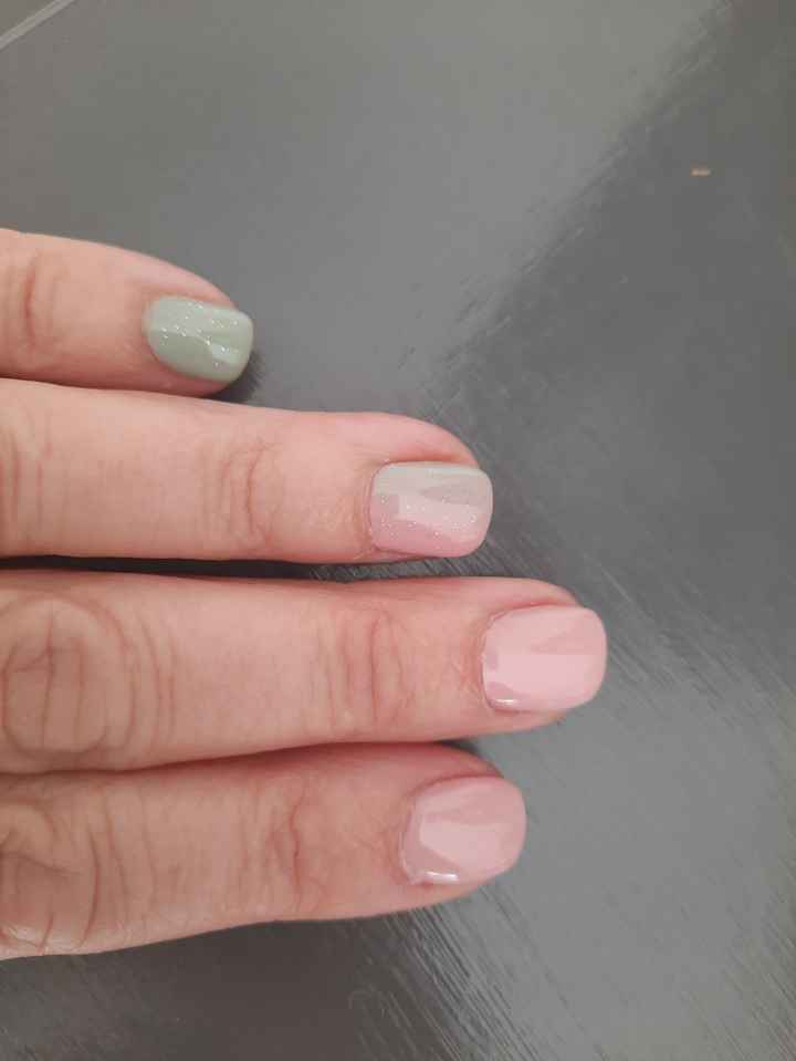 Ongles jour j - 1