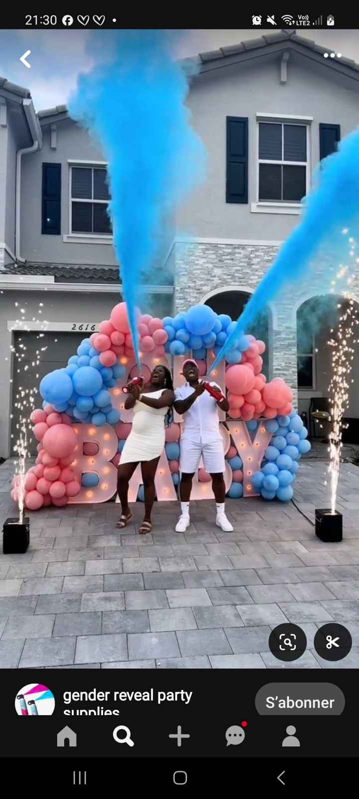 Gender reveal + mariage - 1