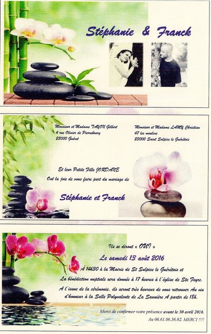 mes faires part