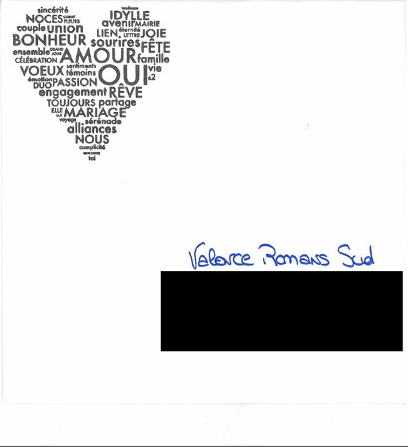 Enveloppe Faire part