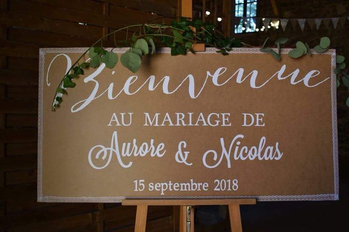 Tableau de bienvenue. - 1