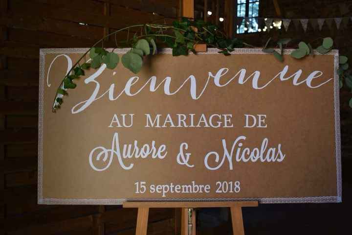 Tableau de bienvenue. - 1