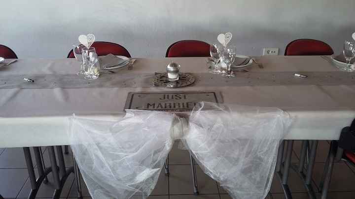table des mariés