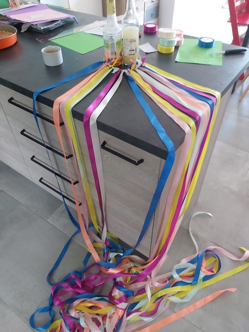 Préparation jeu des rubans 9