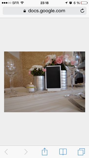 Nos essais déco de table - 1