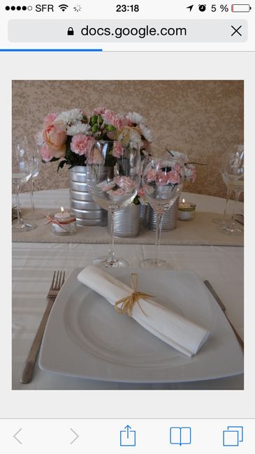 Nos essais déco de table - 2