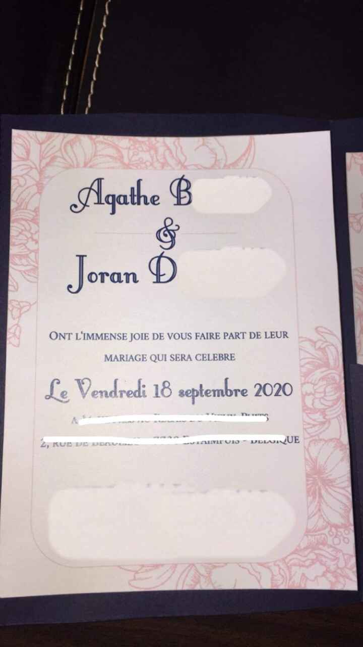 Besoin d’avis - faire-part de mariage - 2