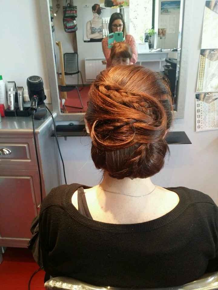 Chignon bas . - 1