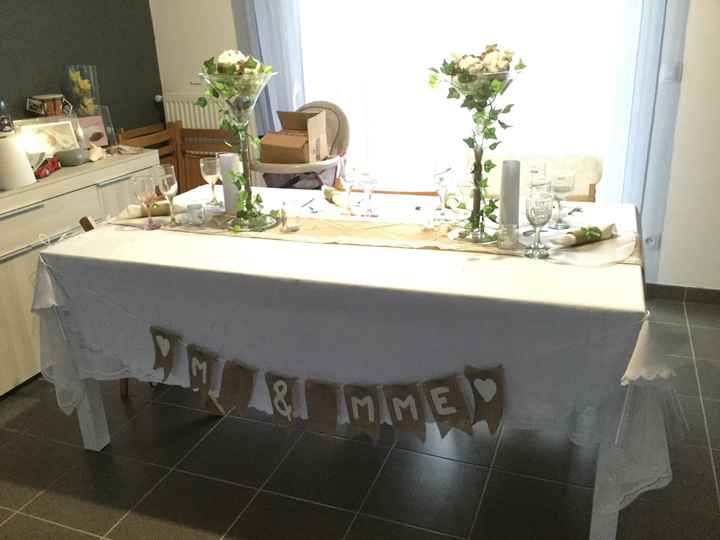 Essai table d’honneur - 1