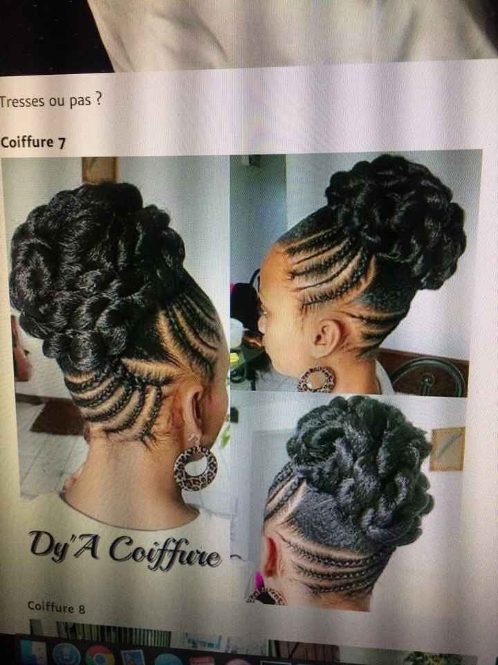 Coiffure du jour j - 1