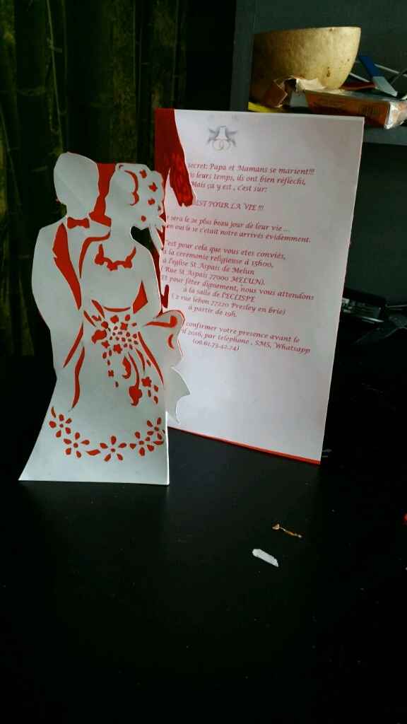 Mon faire part kirigami diy - 1