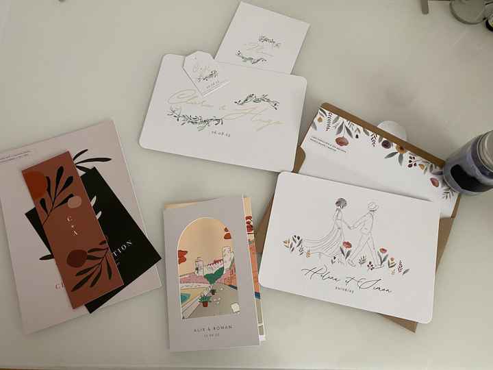 Commande des échantillons de faire-part sur Cotton Birde