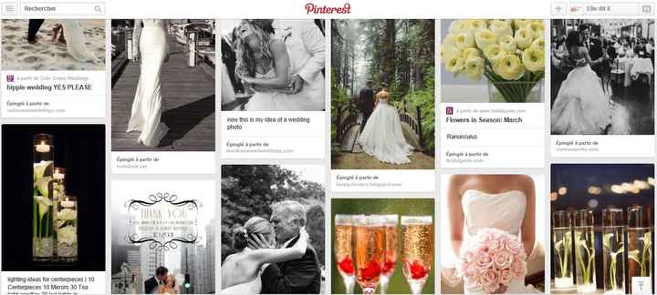 Inspiration Pinterest- Compte "Elle dit 8"/ Tableau Wedding