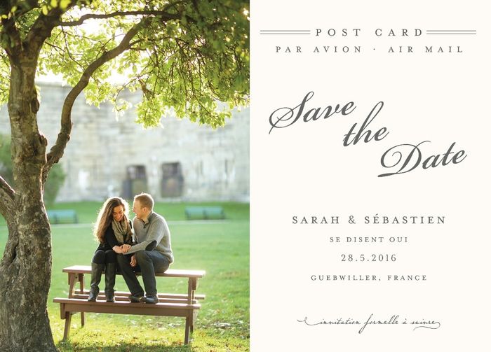 Carte - Save the Date