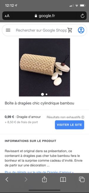 Contenant à dragées hibiscus 4