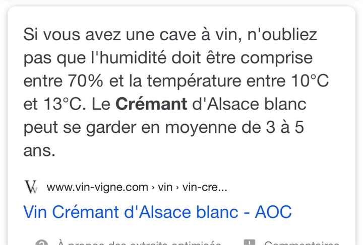 Conservation champagne/crémant - 1
