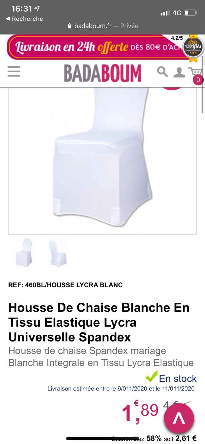 Housse de Chaises - 1