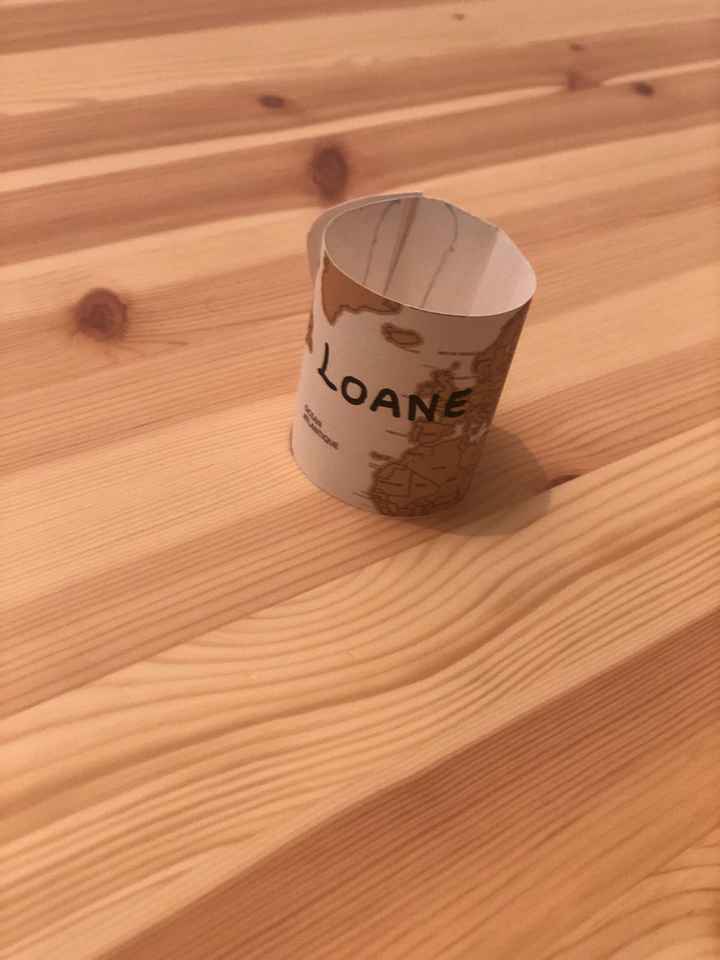 Premier essai rond de serviette - 2