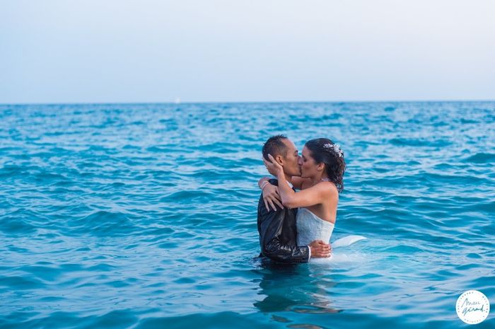 baiser dans l'eau