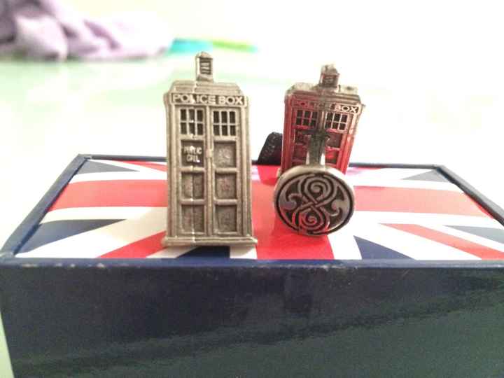 Boutons de manchettes doctor who