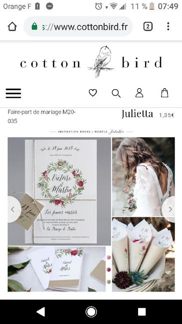 Faire part choisir - 1