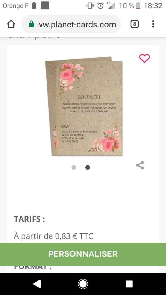 Faire part choisir - 1
