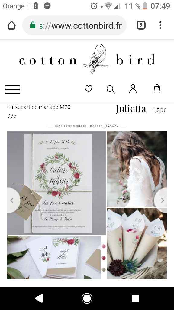Faire part choisir - 1