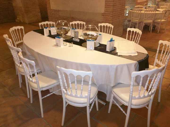 La table des mariés