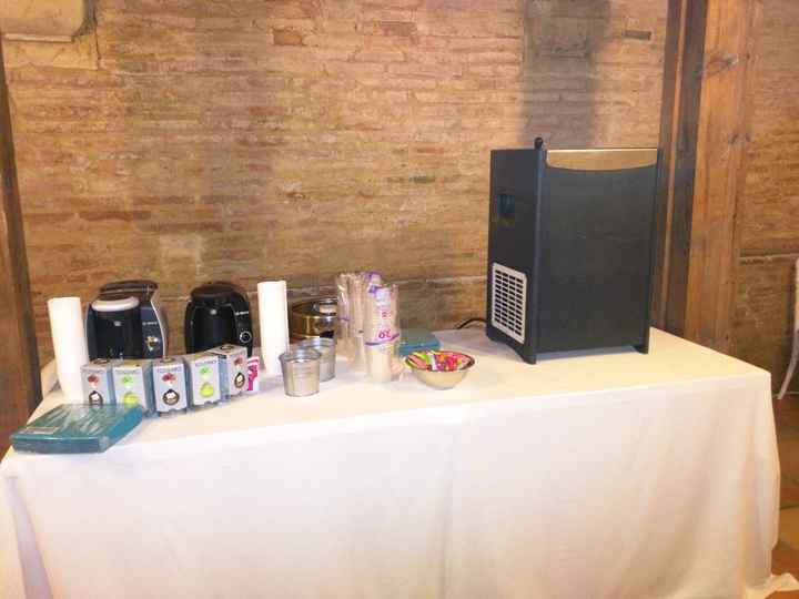 Table de la soirée (café et bière)