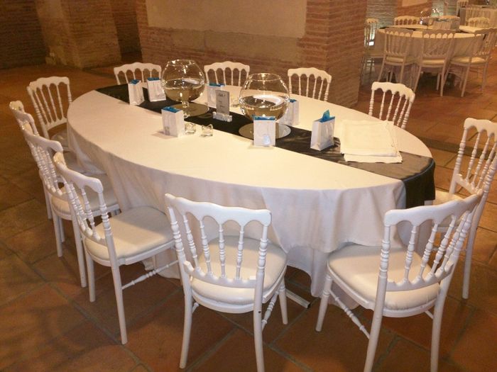 La table des mariés