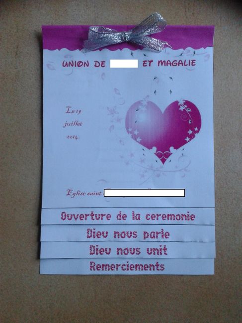 Livret de messe